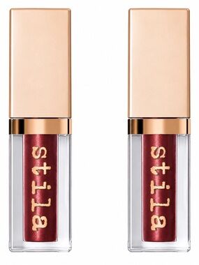 STILA SHIMMER & GLOW LIQUID EYE SHADOW IN PIGALLE 4.5ML X2 - BRAND NEW, NO BOXES